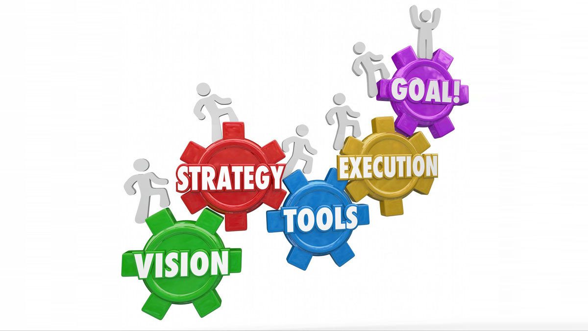 Goal texts in gears in using google analytics for your dental practice.