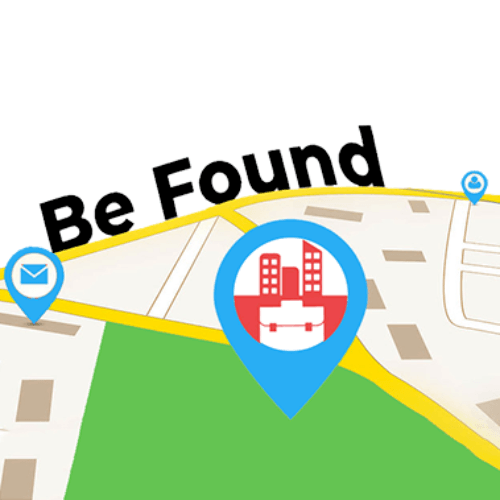 ProMarketing-Digital-Marketing-Services-Local-Search-Optimization-SEO-Map-Be-Found Be found locally map with different pins